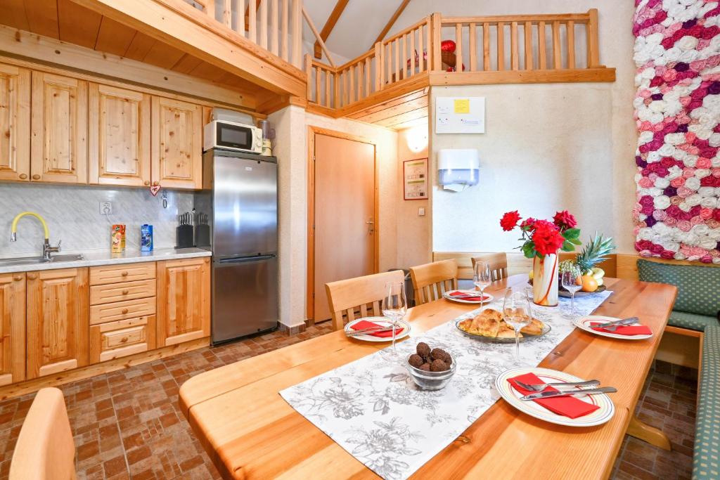 Kuchyň nebo kuchyňský kout v ubytování Kuca za odmor Hiza i Vila