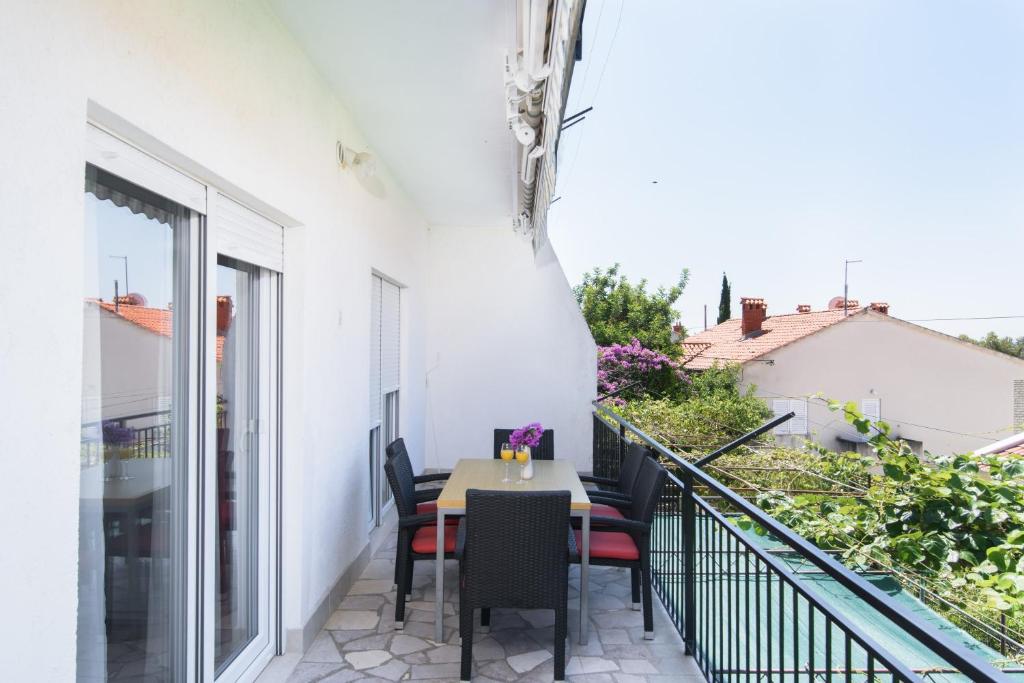 Balkón alebo terasa v ubytovaní Apartments Mastelic