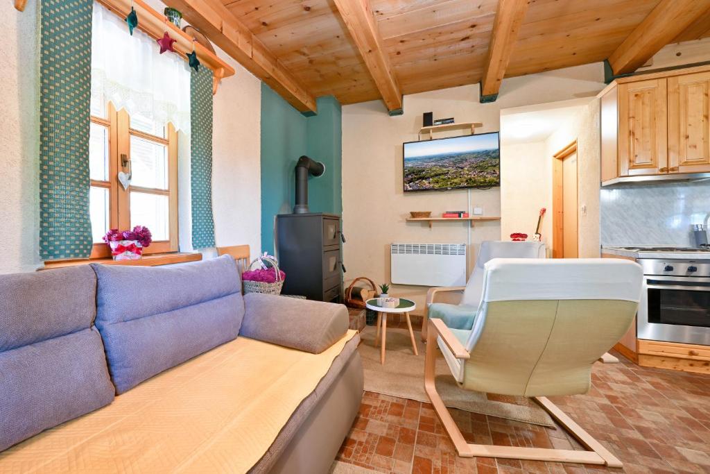 Kuchyň nebo kuchyňský kout v ubytování Kuca za odmor Hiza i Vila