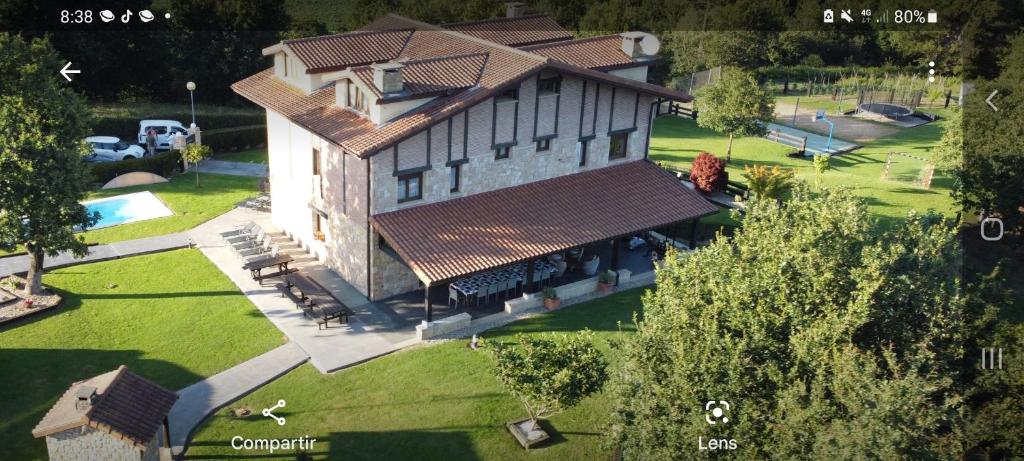 Zahrada ubytování Casa Rural Eguzkilore