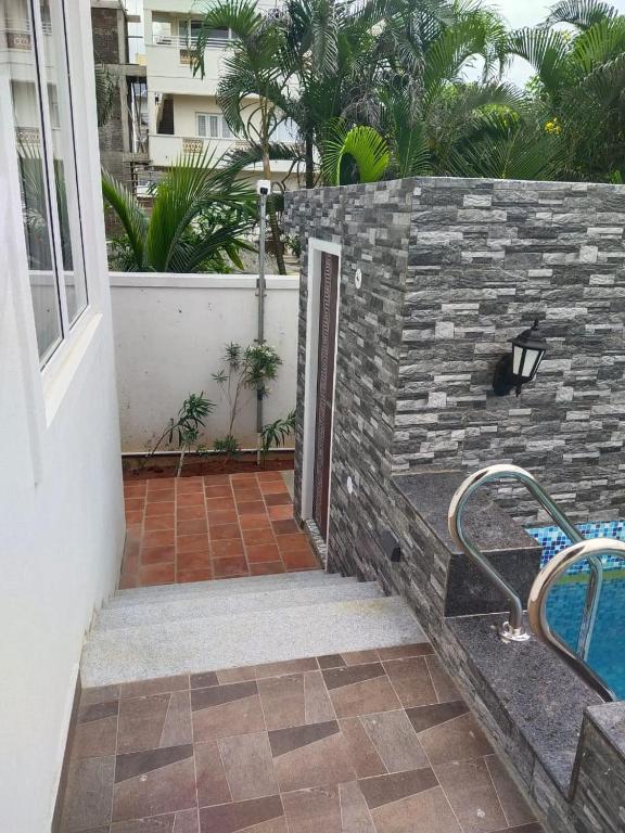 Balkón nebo terasa v ubytování Mer Vue Villa, Kovalam, ECR, Chennai