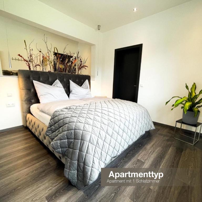Postel nebo postele na pokoji v ubytování Apartment Spitzenblick