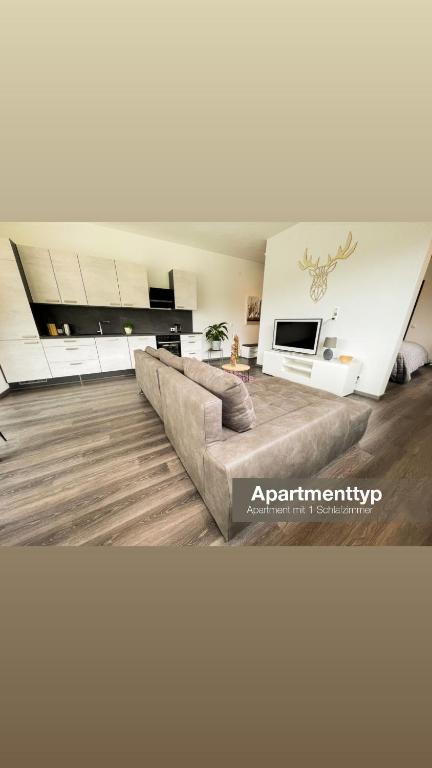 Posezení v ubytování Apartment Spitzenblick
