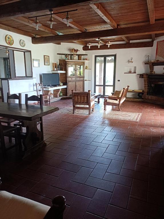 Posezení v ubytování AgriHouse Orvieto