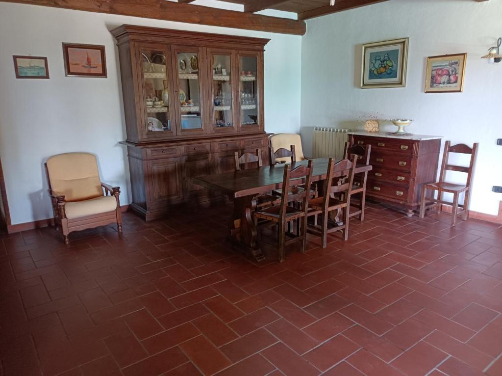 Posezení v ubytování AgriHouse Orvieto