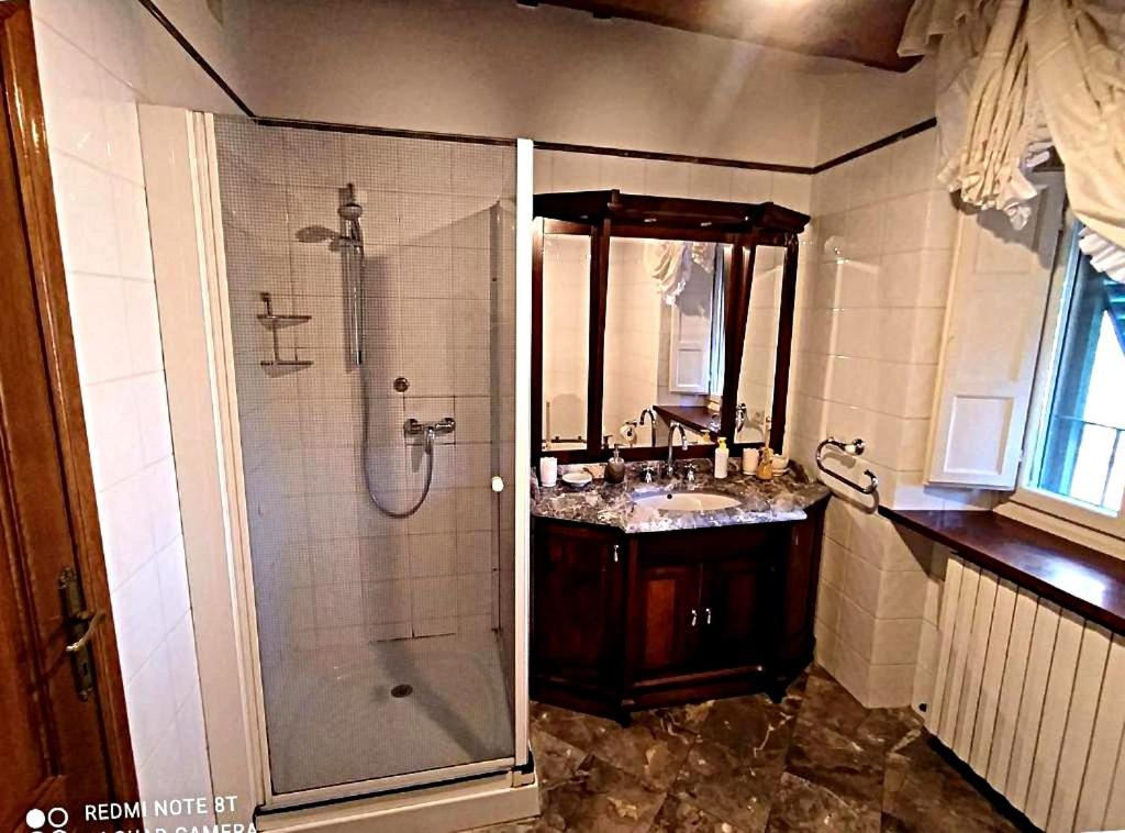 Kúpeľňa v ubytovaní Castelvecchio Alto