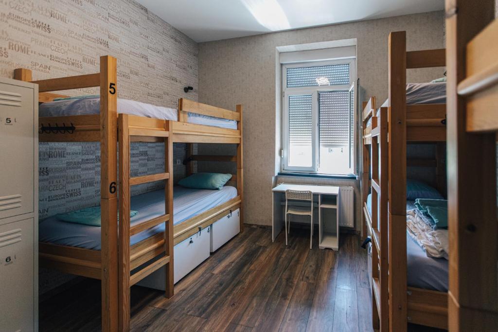 Postel nebo postele na pokoji v ubytování Palmers Lodge Hostel