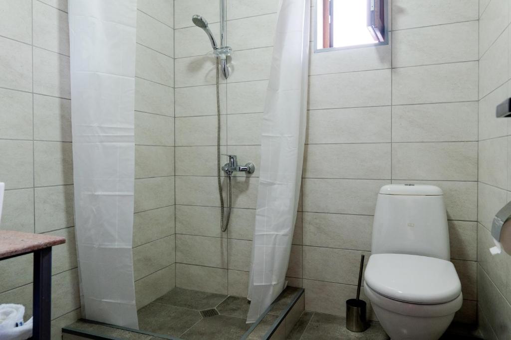Koupelna v ubytování Hotel Jimla