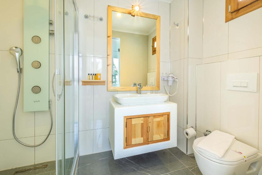 Koupelna v ubytování Payam Hotel