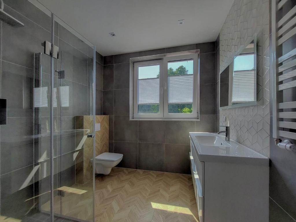Kúpeľňa v ubytovaní Herta House