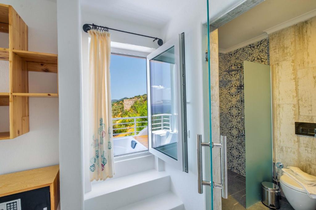 Koupelna v ubytování Payam Hotel
