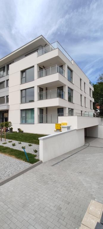 Budova, v ktorej sa apartmán nachádza