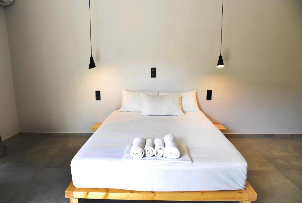 Posteľ alebo postele v izbe v ubytovaní Galini Studios & Apartments-Adults only
