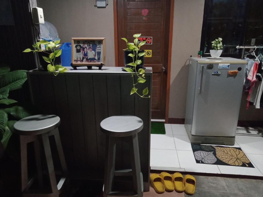 Kuchyň nebo kuchyňský kout v ubytování Dalinda's Homestay
