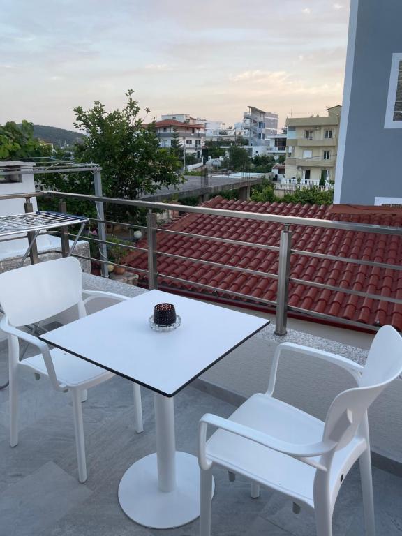 Balkón nebo terasa v ubytování Villa Egli Ksamil