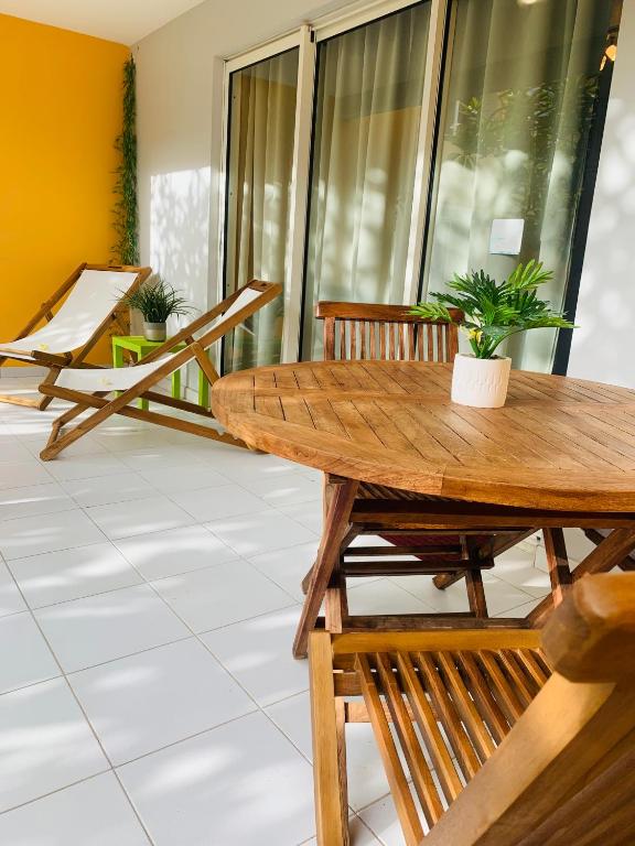 Balkón nebo terasa v ubytování Superbe Studio Ultra COSY à 2 min de la PLAGE