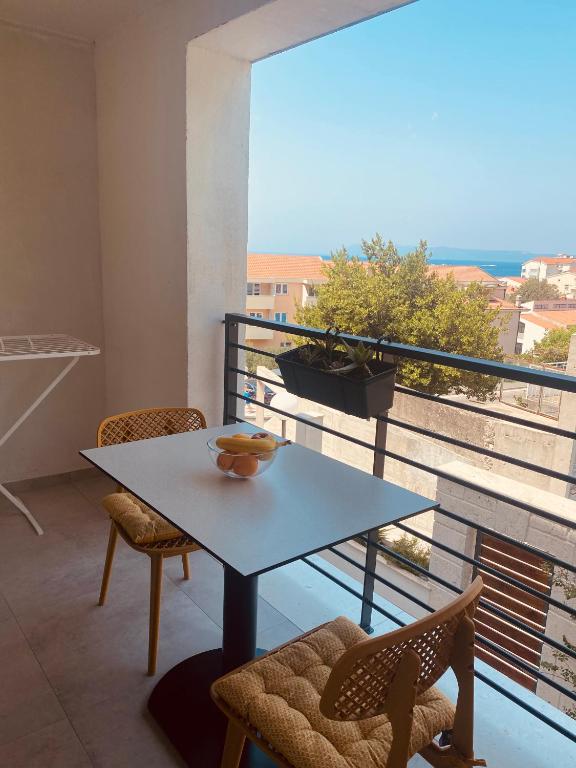 Balkón nebo terasa v ubytování Mediteran
