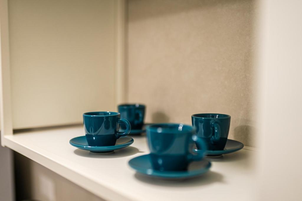 Coffee and tea making facilities at MATE' APARTMENTS - FREE WIFI & AIR CONDITIONAL - Molfetta, Puglia, Italy