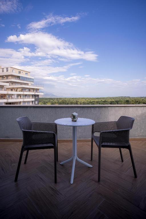 Balkón nebo terasa v ubytování Sky Hotel