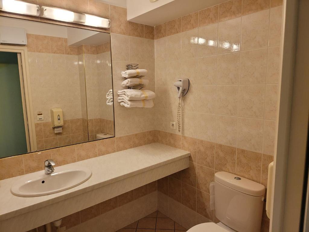 Kúpeľňa v ubytovaní L'AUBERGE DE L'OLIVE