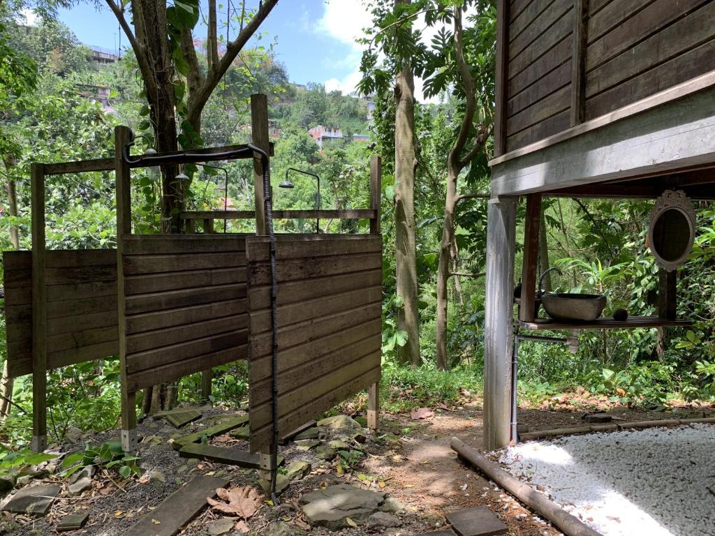 Zahrada ubytování mon Ecolodge Creole