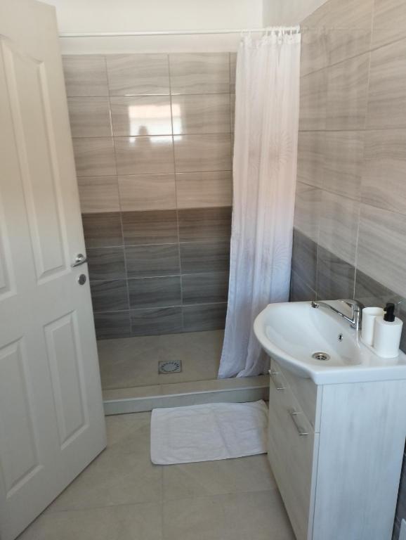 Koupelna v ubytování Apartmány 77