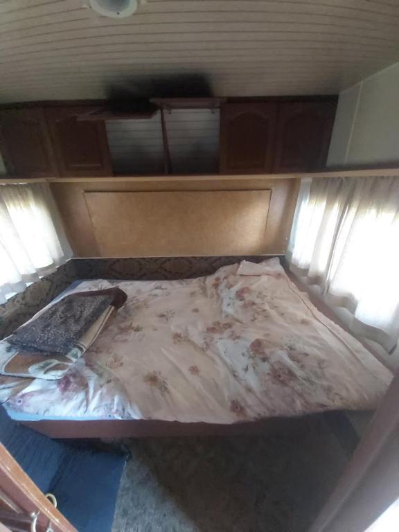Postel nebo postele na pokoji v ubytování Kemping Pod Topolami