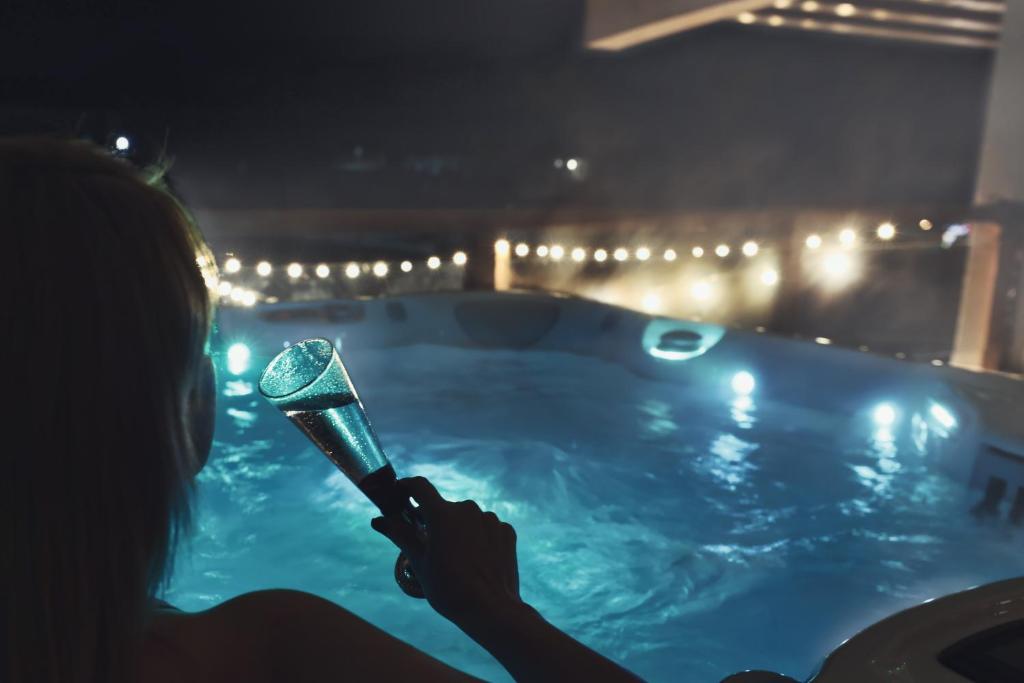 Bazén v ubytování Forest Retreat&Spa nebo v jeho okolí