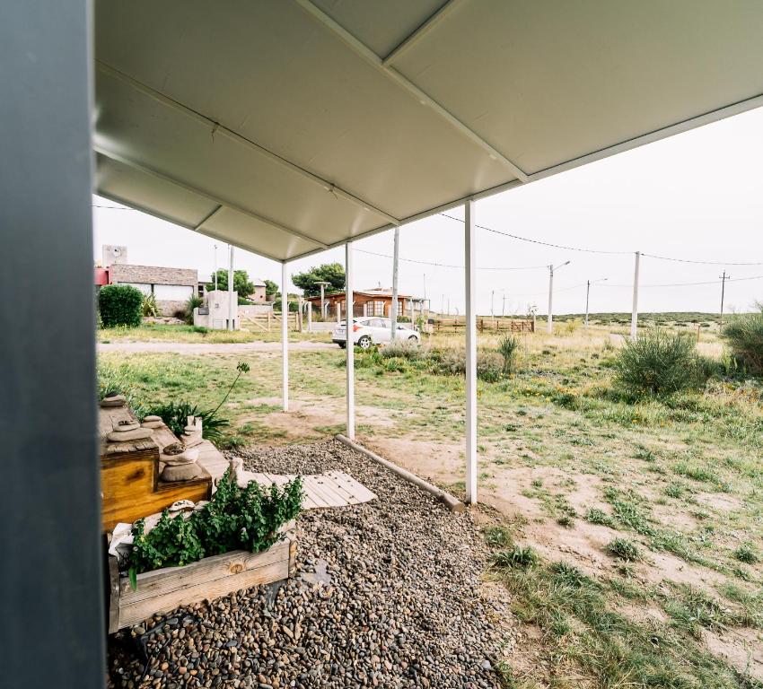 Zahrada ubytování Loyca Eco-Tiny House