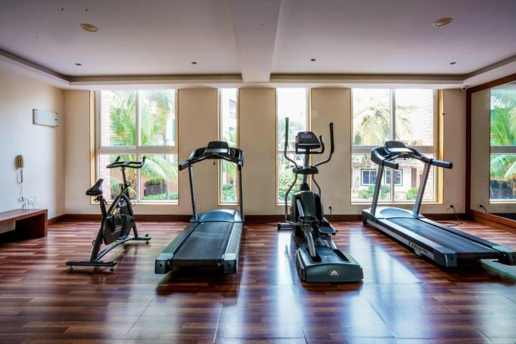 Fitness centrum a/nebo fitness zařízení v ubytování Golden Bird Heritage
