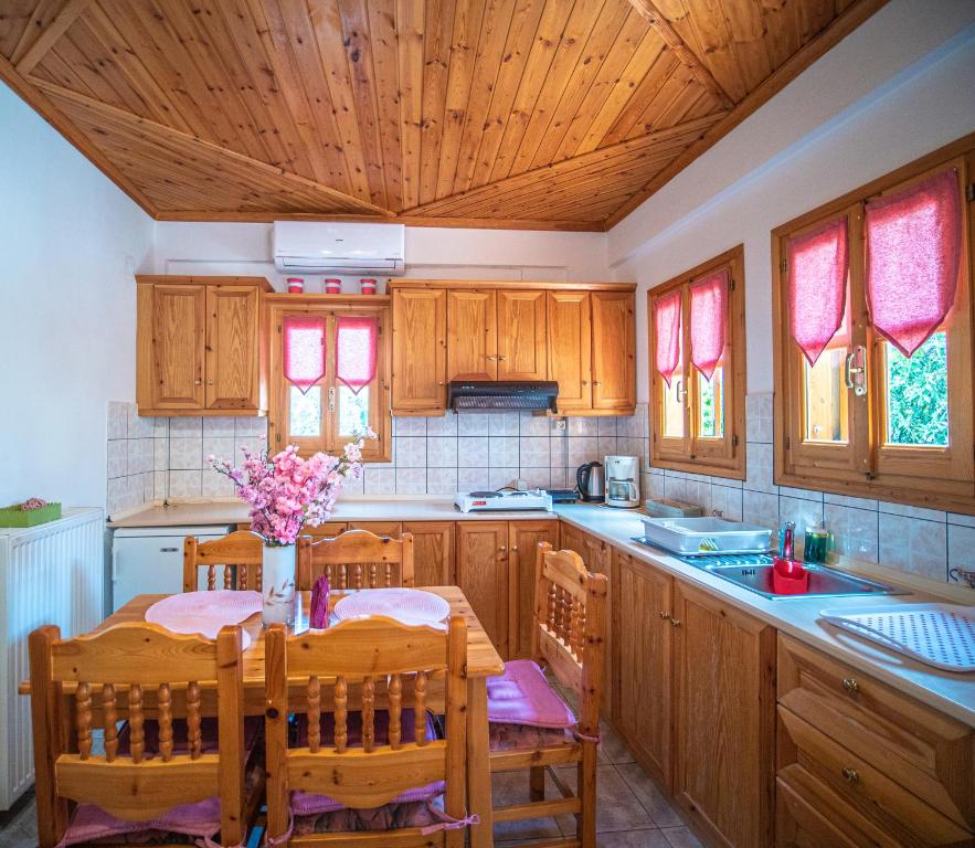 Kuchyňa alebo kuchynka v ubytovaní Cherry House in Damouchari with a sea view - Delicious Houses