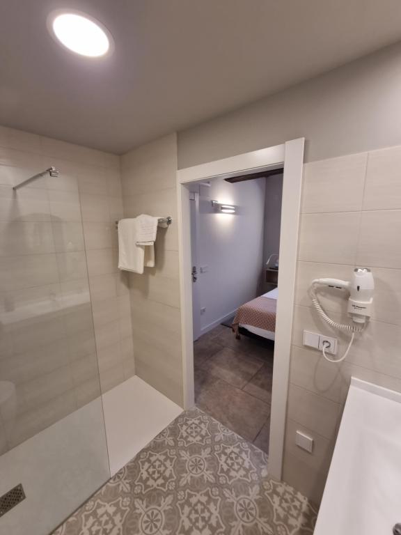 Koupelna v ubytování Hostal La Rúa
