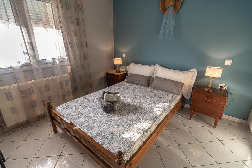 Postel nebo postele na pokoji v ubytování Casa Francesca