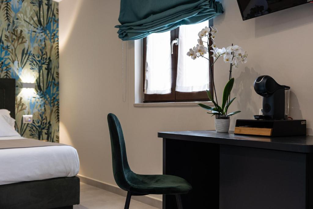 Postel nebo postele na pokoji v ubytování Torre Mola Suite