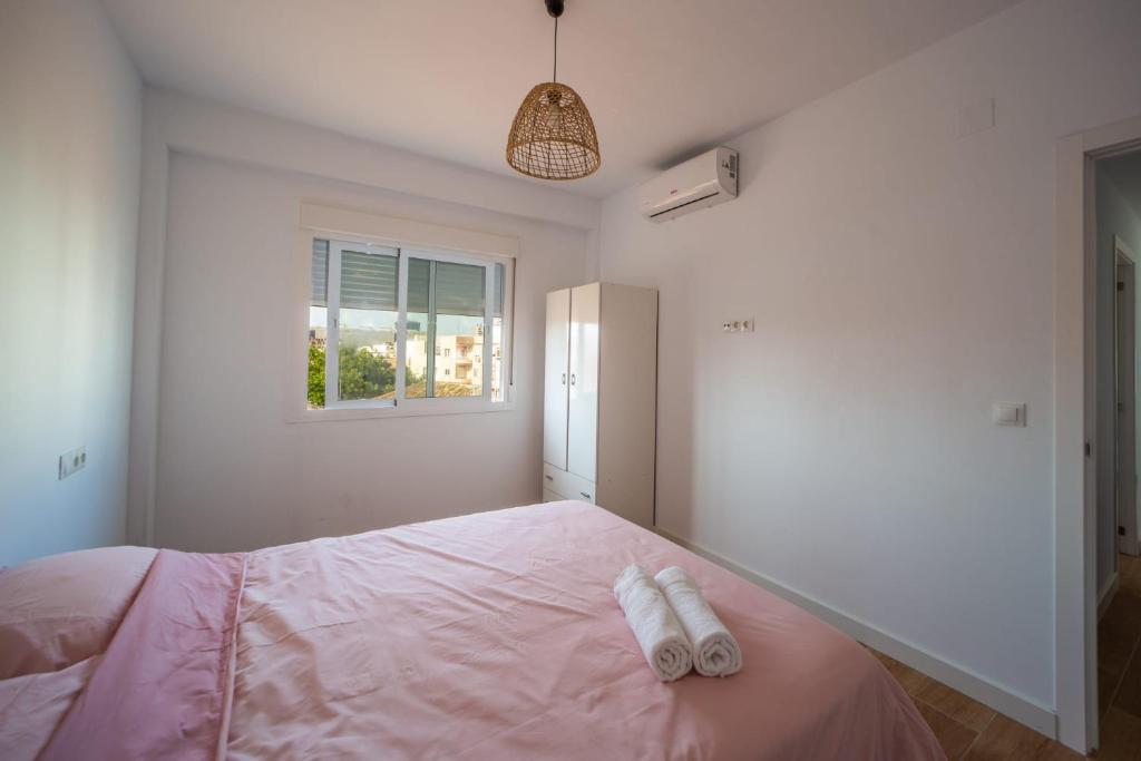 Posteľ alebo postele v izbe v ubytovaní Luxury Casa del Sol Malaga centro