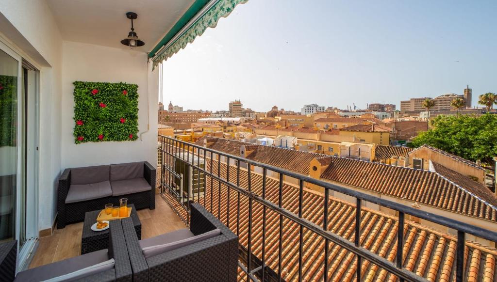 Balkón alebo terasa v ubytovaní Luxury Casa del Sol Malaga centro