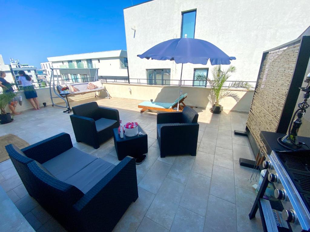 Et tv og/eller underholdning på Teissey Blue