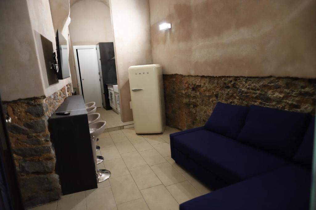 Kuchyň nebo kuchyňský kout v ubytování il sacrato di casa loreto