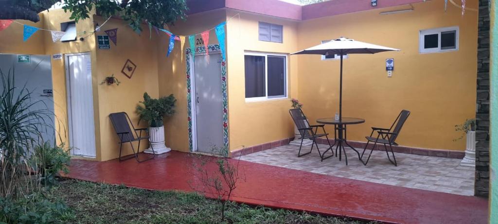 Patio nebo venkovní prostory v ubytování Casa Atrapasueños