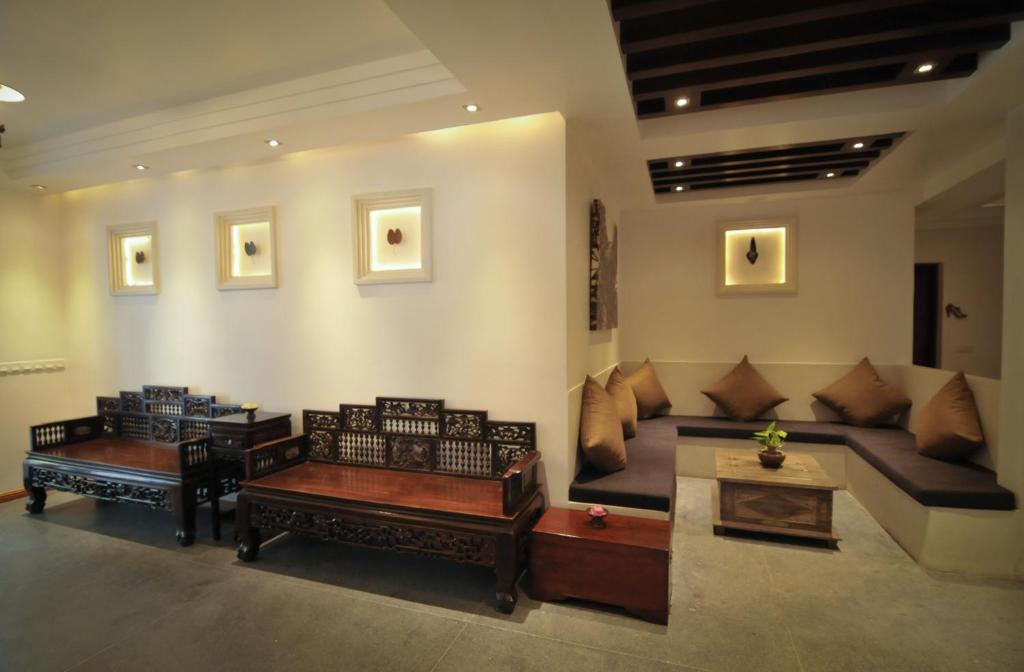 Posezení v ubytování La Rose Suites
