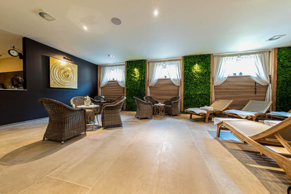 Posezení v ubytování Wellness Hotel Pivovar Monopol