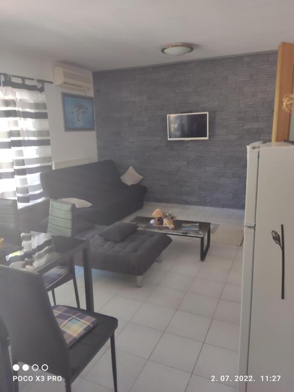 Kuchyň nebo kuchyňský kout v ubytování apartman Bruna
