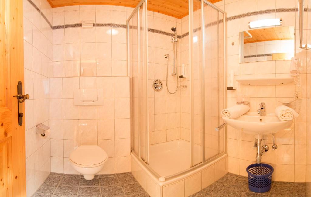 Koupelna v ubytování Haus Elisabeth