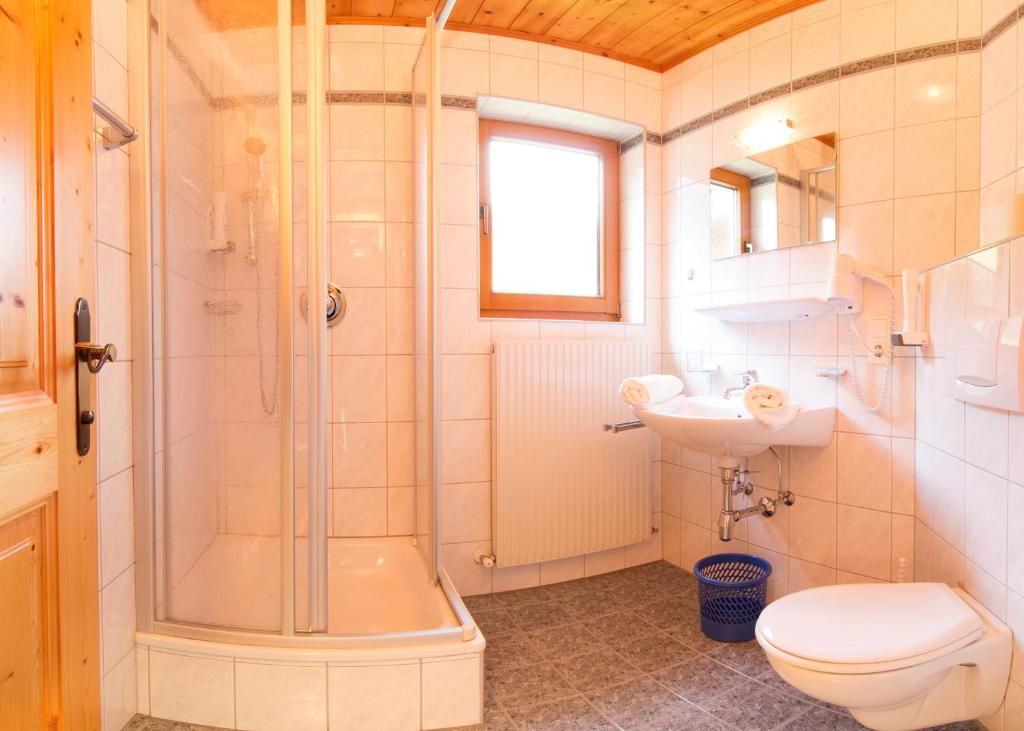 Koupelna v ubytování Haus Elisabeth