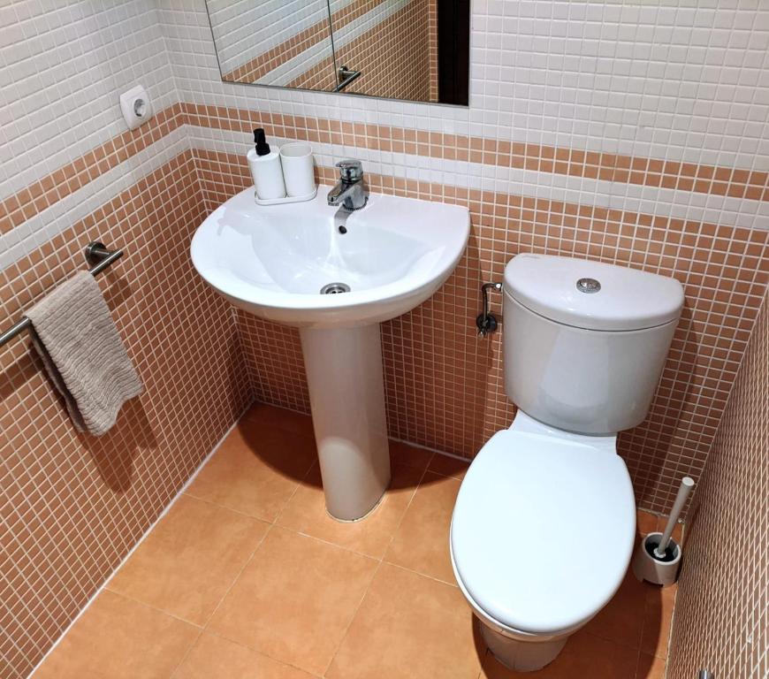 Kúpeľňa v ubytovaní Espacioso apartamento de 2 dormitorios