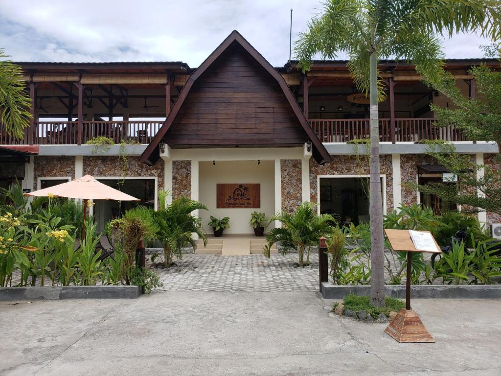 Zahrada ubytování Bruga Villas Restaurant and Spa