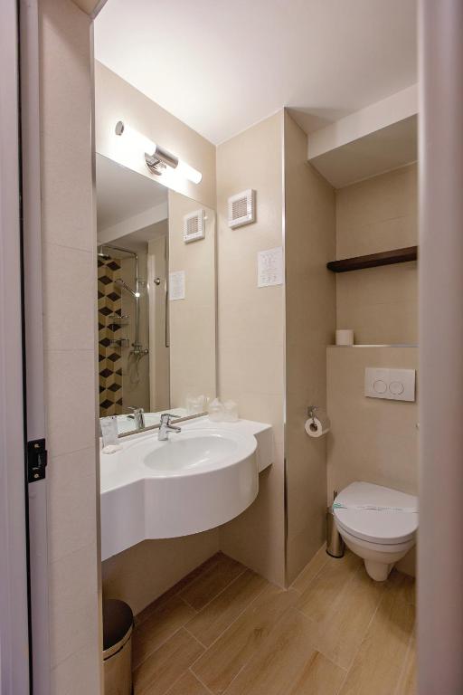 Koupelna v ubytování Hotel Termal