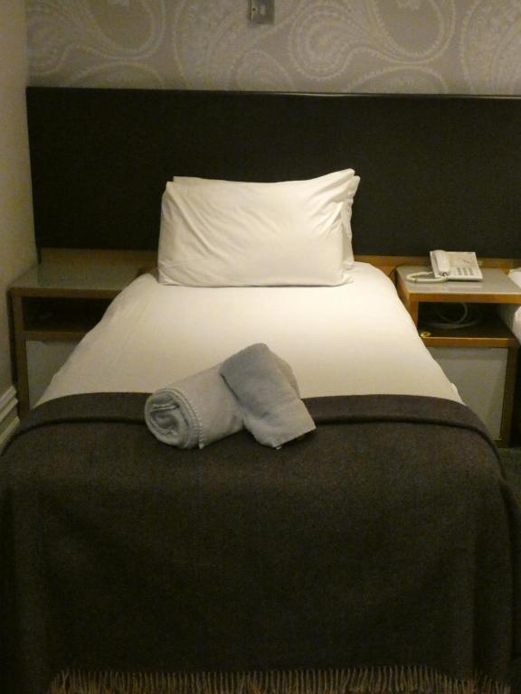 Postel nebo postele na pokoji v ubytování Jackson Court Hotel