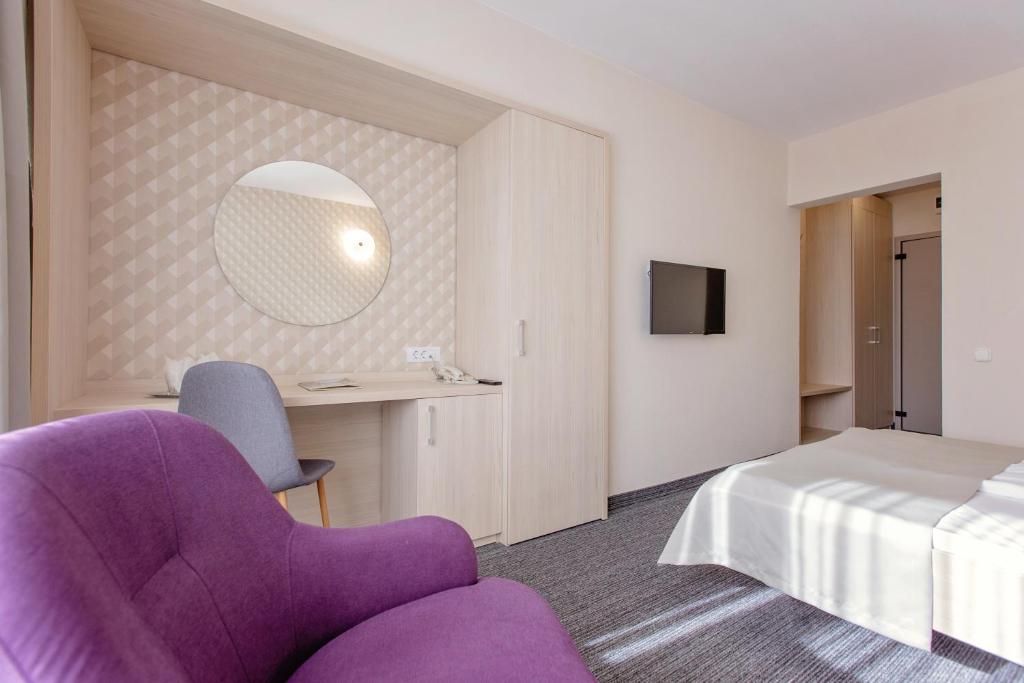 Postel nebo postele na pokoji v ubytování Hotel Termal