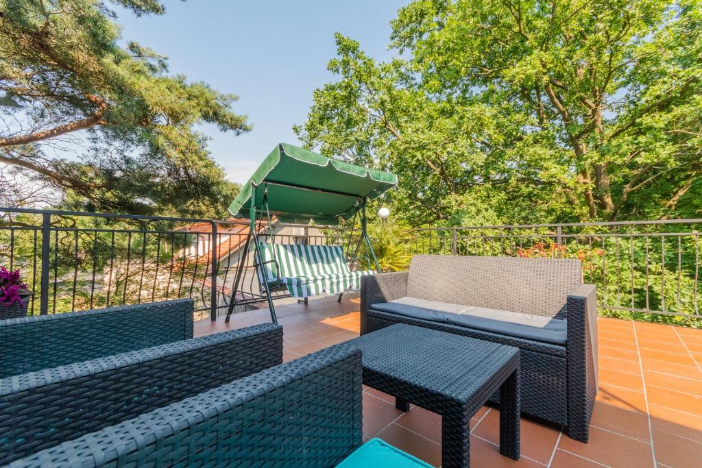 Μπαλκόνι ή βεράντα στο Relaks Kąty Rybackie